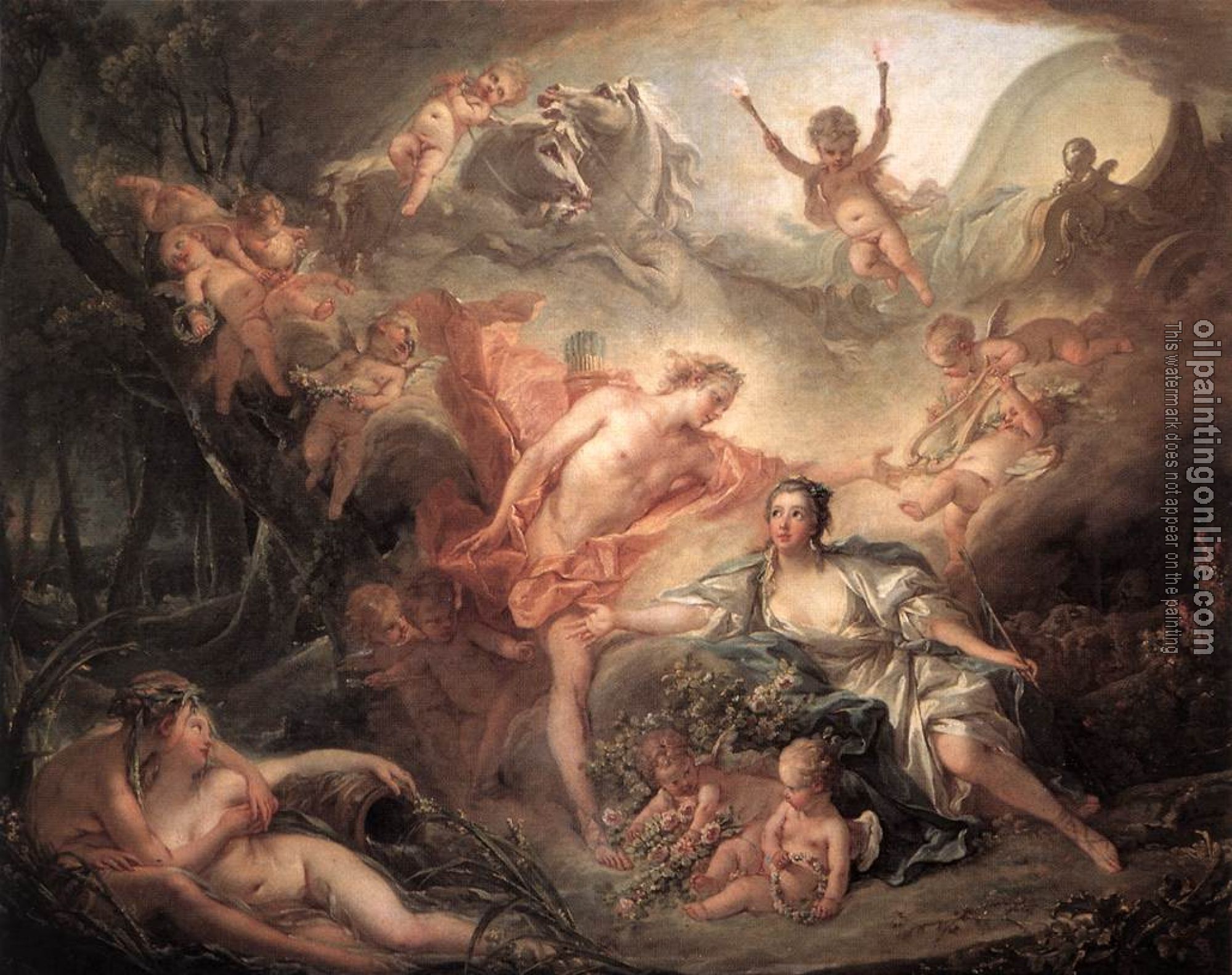 Boucher, Francois - Apollo Revealing his Divinity to the Shepherdess